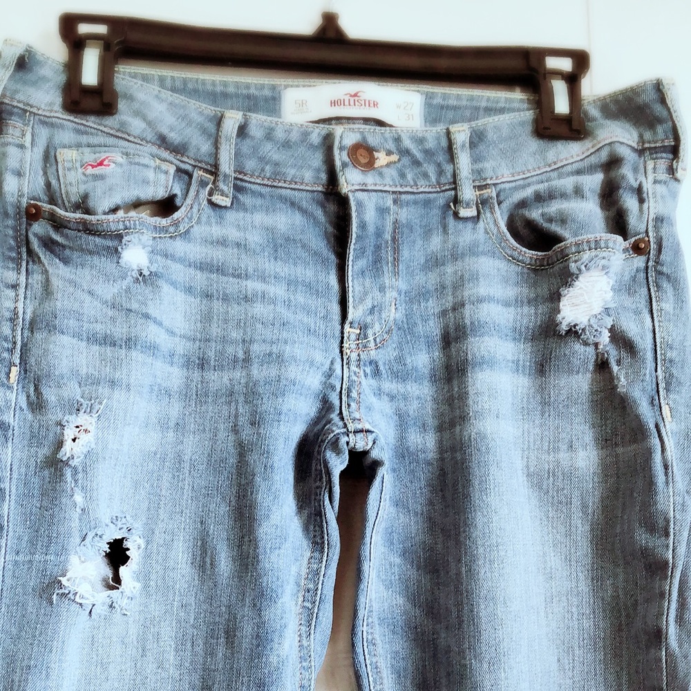 Hollister Distressed Skinny Jeans Size 5R